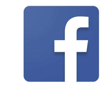 Facebook Icon which links to library's Facebook page